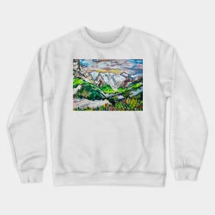 Caucasus Mountains Crewneck Sweatshirt